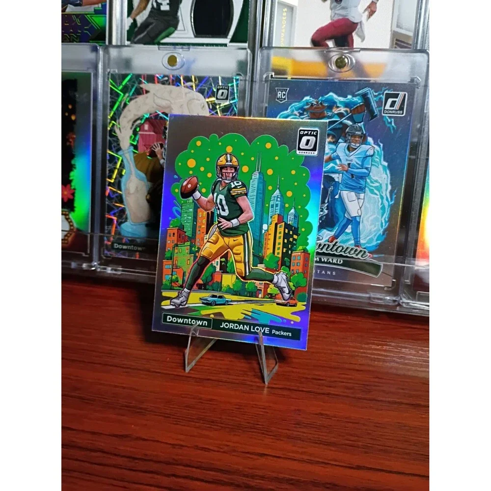 2024 Panini Donruss - Downtown Jordan Love #5 Pack Fresh GB Packers